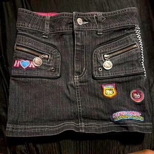 Hello kitty denim skirt